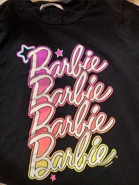 Urban Planet Black Barbie Gradient Graphic Tee